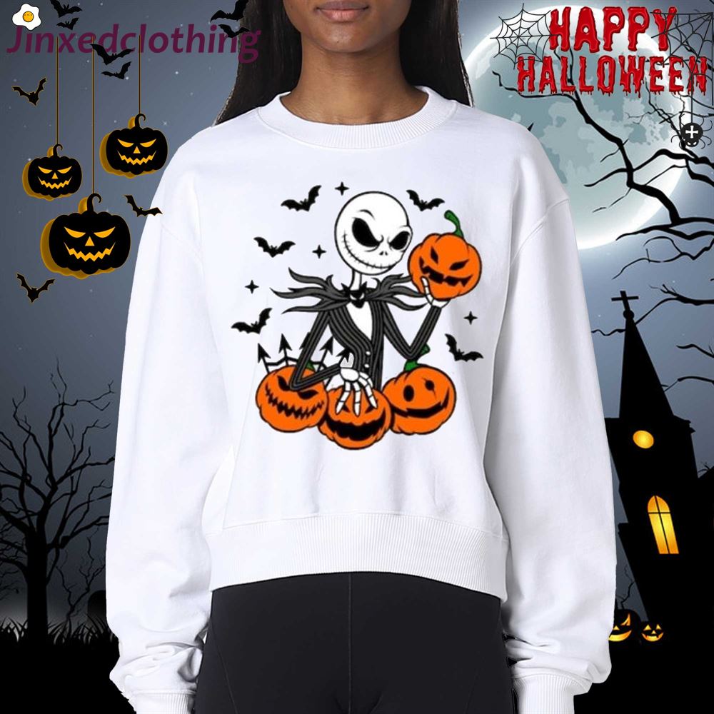 Jack The Pumpkin King Full Printed Sweatshirt Jack Skellington Shirt Halloween Shirt 